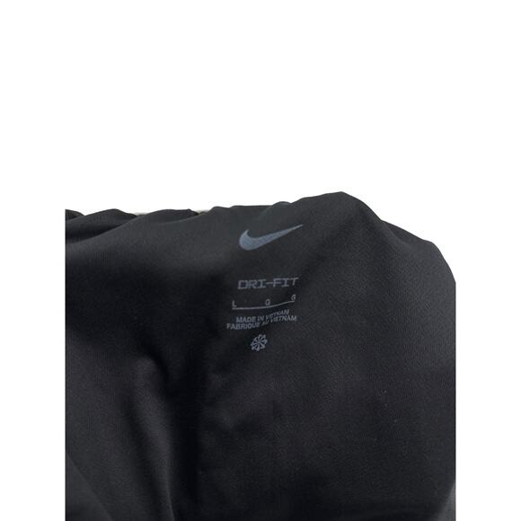 Nike Shorts Womens Large Dri-Fit Tempo Luxe Icon Clash Running Black White - Picture 3 of 5